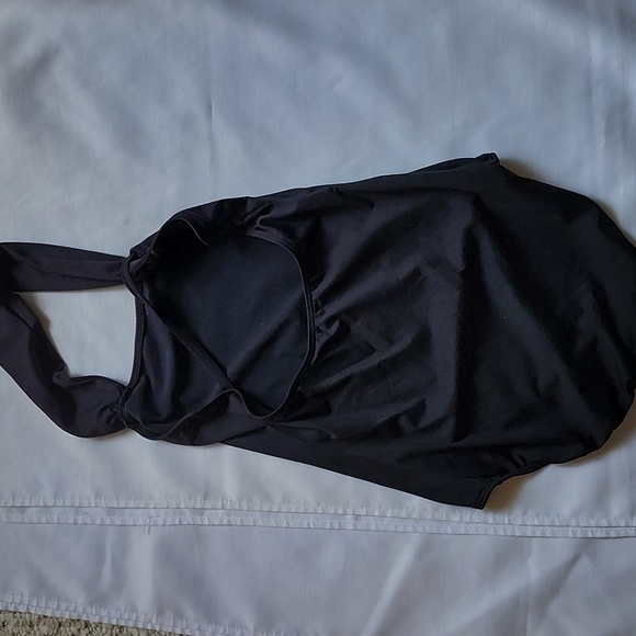 Black Halter Bodysuit - Picture 2 of 4